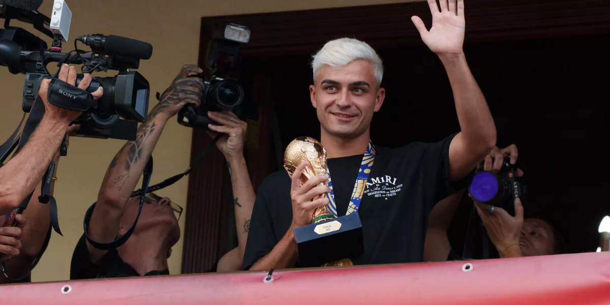 Pedro González, Pedri, campeón del mundo con la selección española de Fútbol./ EFE - Ramón De La Rocha