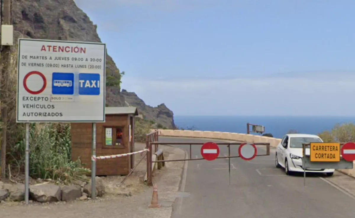 Imagen de la zona de acceso a Punta de Teno. / GOOGLE