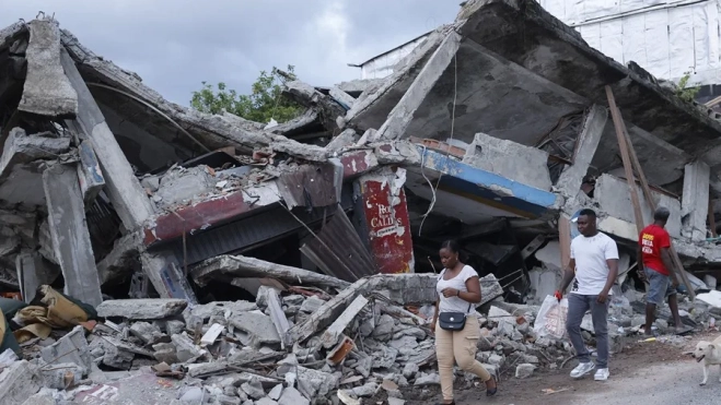 Escombros tras el terremoto en Colombia./ EFE Escombros tras el terremoto en Colombia./ EFE