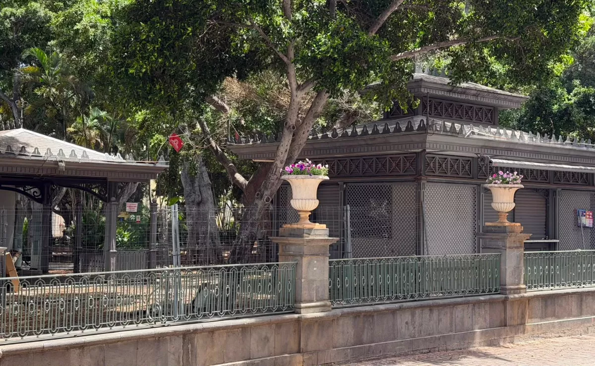 Imagen del quiosco de Plaza del Príncipe./ Pedro Yanes