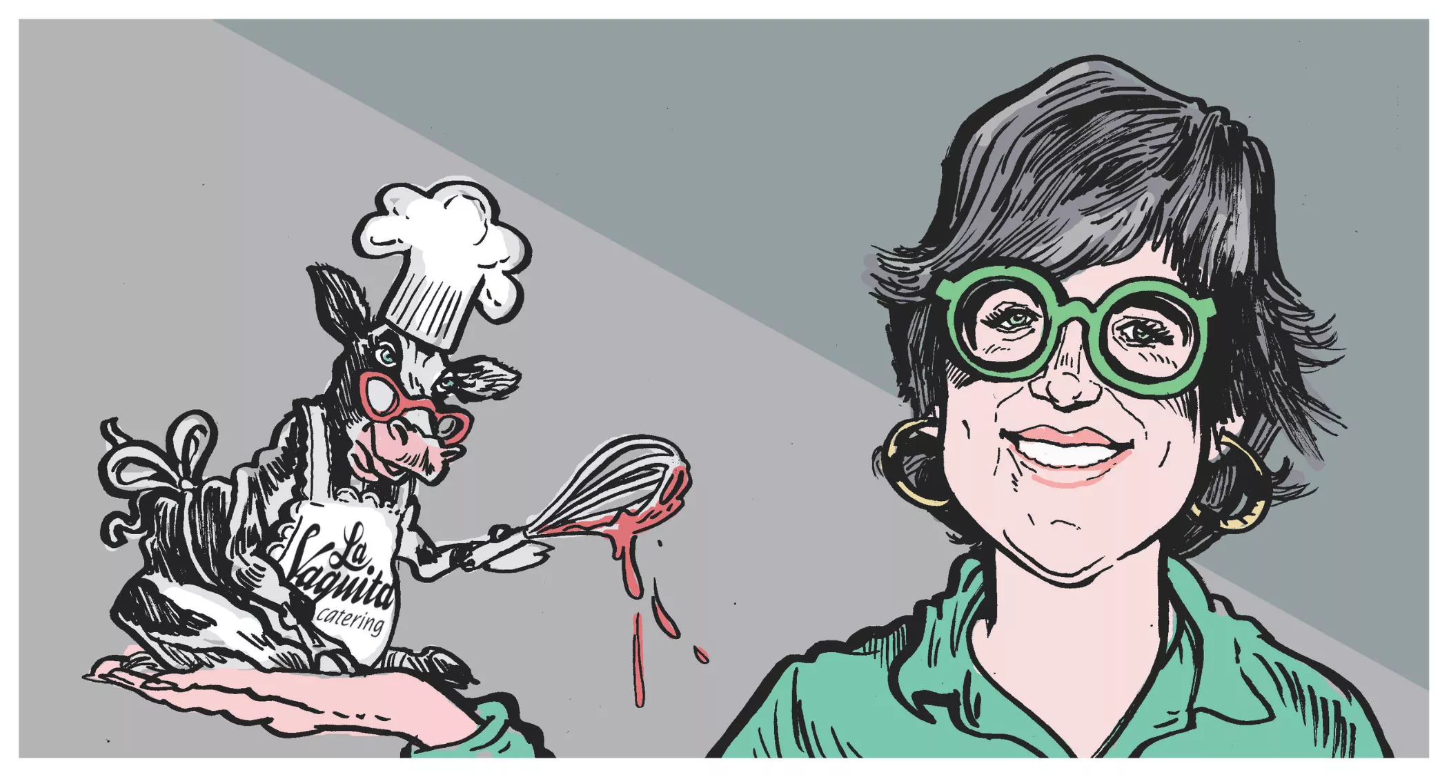 Myriam Álvarez, por Farruqo. 