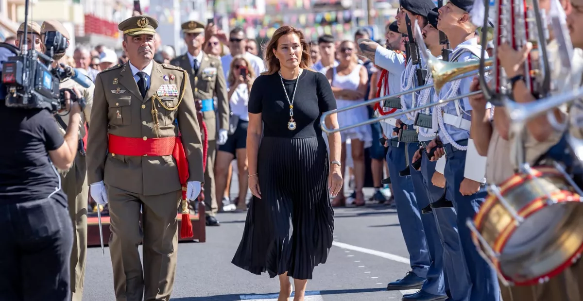 Astrid Pérez representa al Rey en los actos de la Virgen de Candelaria / PARLAMENTO DE CANARIAS