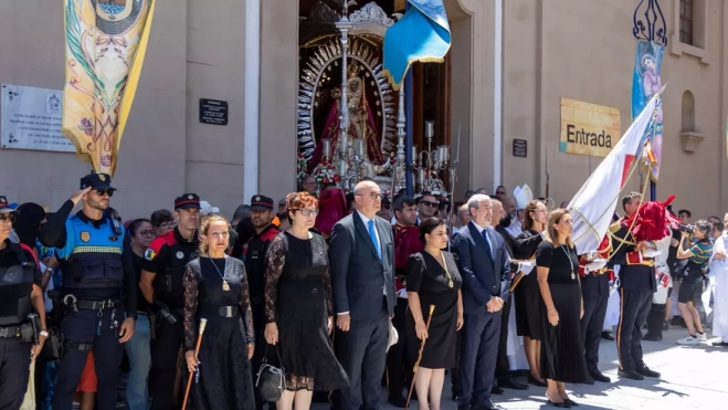 Astrid Pérez representa al Rey en los actos de la Virgen de Candelaria / PARLAMENTO DE CANARIAS (1)