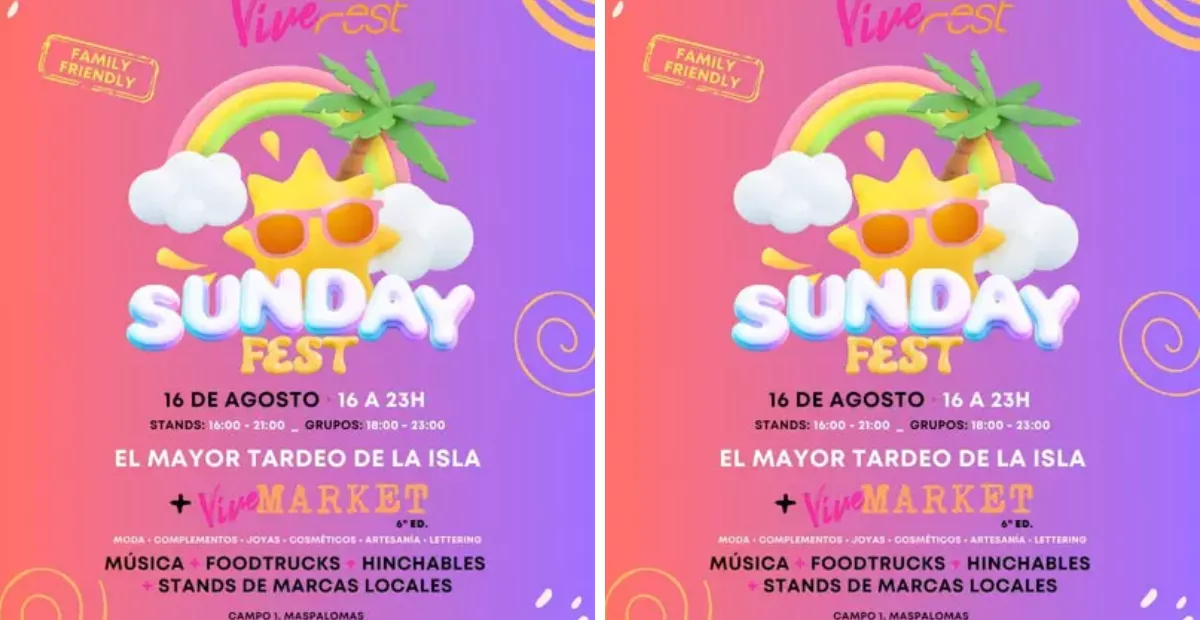 Imagen del cartel de Sunday Fest / REDES