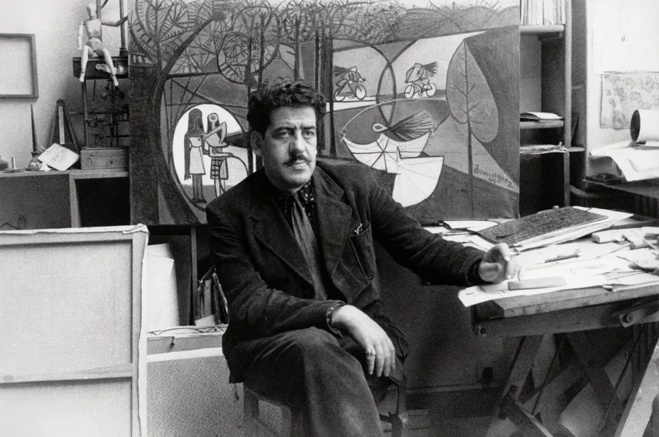 RETRATO DE OSCAR DOMINGUEZ, c. 1950 coleccion particular Paris./ Imagen de la web del TEA