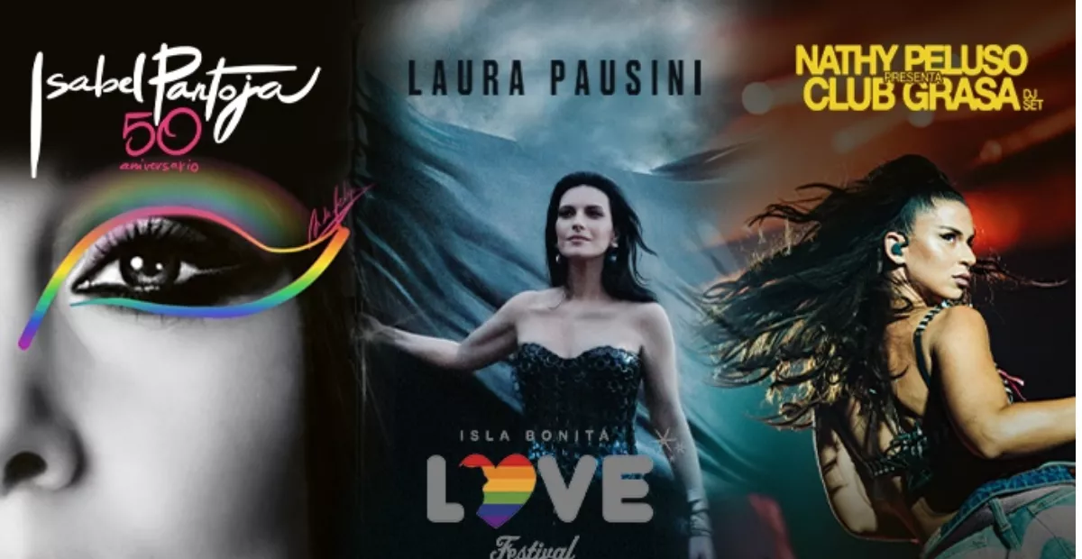Imagen del cartel Isla Bonita Love Festival, que se celebra en La Palma 