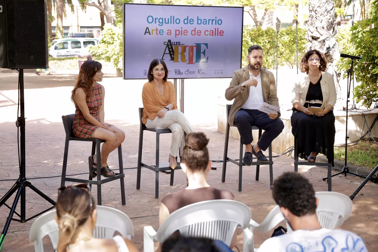 Presentación de 'Calles con Arte' en Schamann. AYUNTAMIENTO LPA