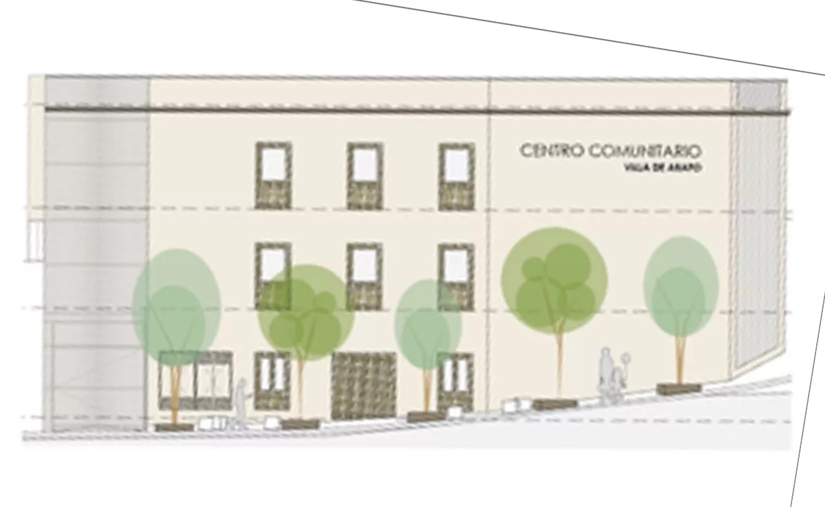 Infografía del Centro Comunitario del Carmen, en Arafo. / CEDIDA