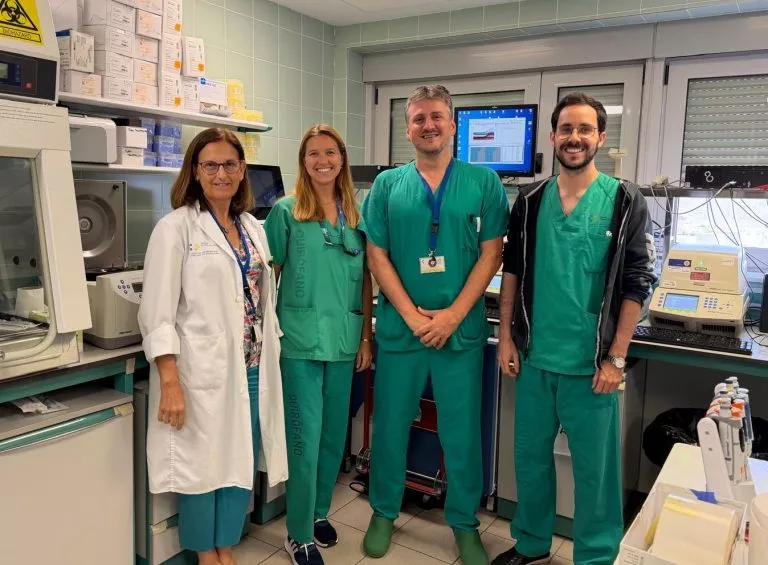 El equipo que ha puesto en marcha el test. / GOBIERNO DE CANARIAS