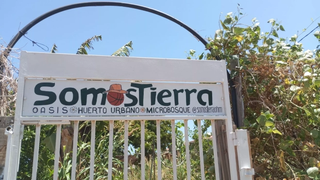 Imagen del huerto urbano SomosTierra./ Cedida por Fernando Jiménez