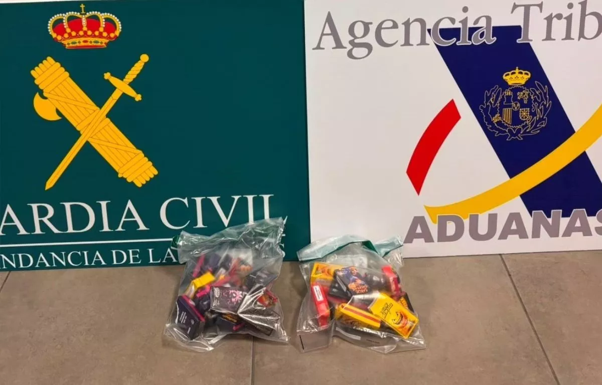 Material incautado. GUARDIA CIVIL