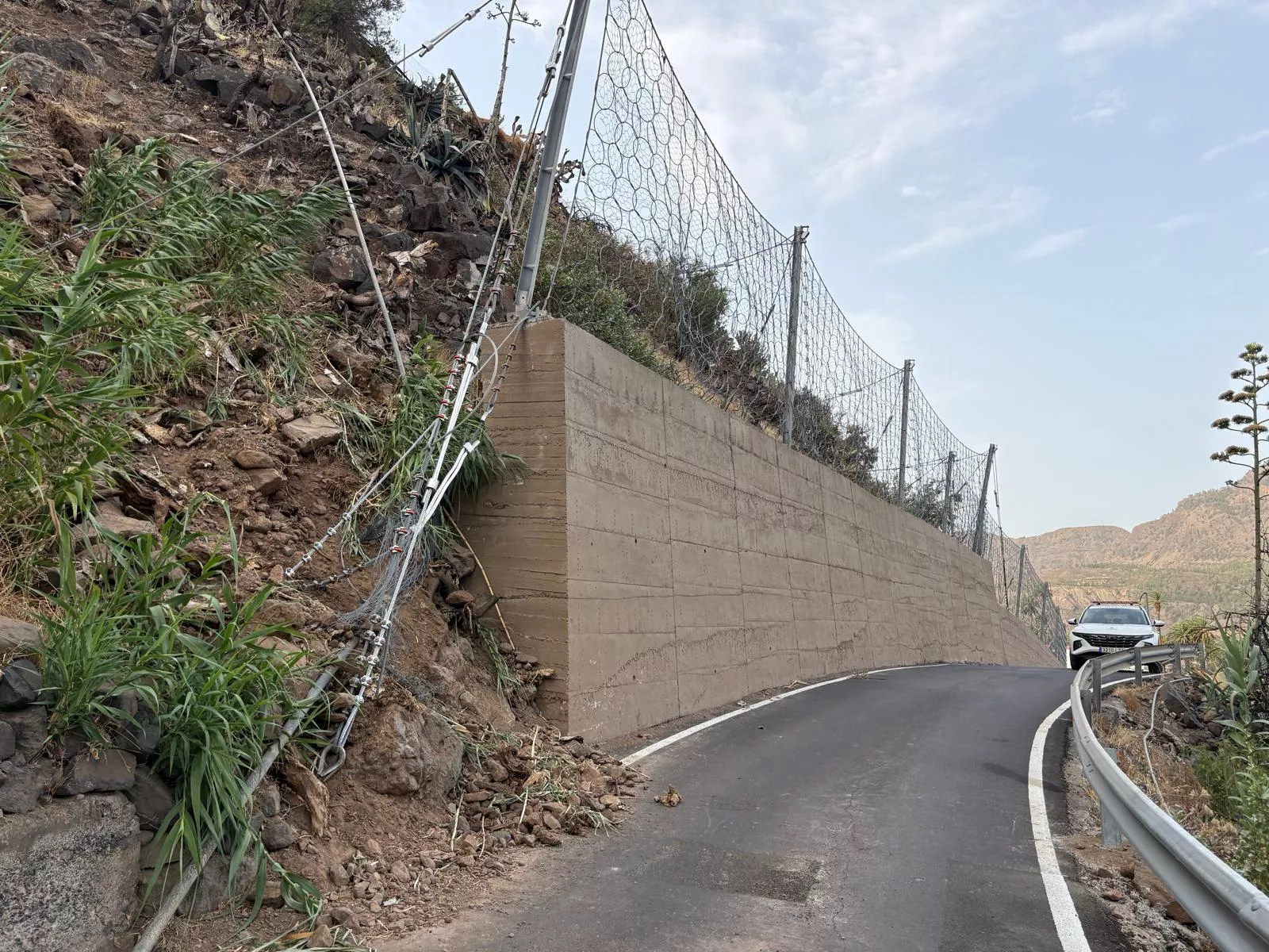 OBRA DE EMERGENCIA TERMINADA CARRETERA RISCO BLANCO 2