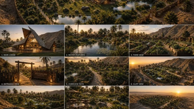 Diferentes espacio del proyecto Eco Explora, en Veneguera, Gran Canaria. / JORDI HANS DESIGN Diferentes espacio del proyecto Eco Explora, en Veneguera, Gran Canaria. / JORDI HANS DESIGN