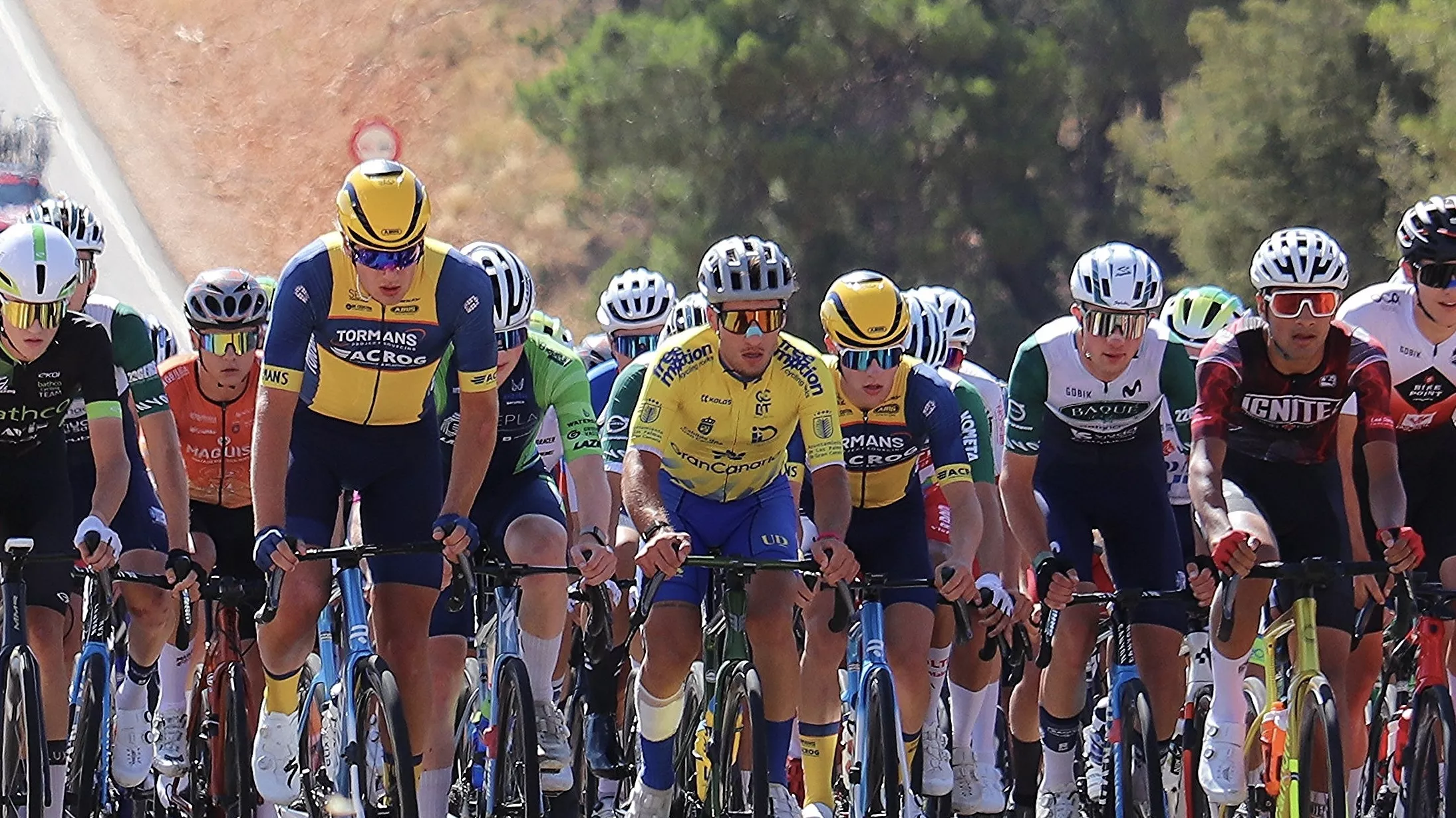Participantes del Gran Canaria Bike Team en el XLIII Trofeo Villa de Los Arcos. / CEDIDA