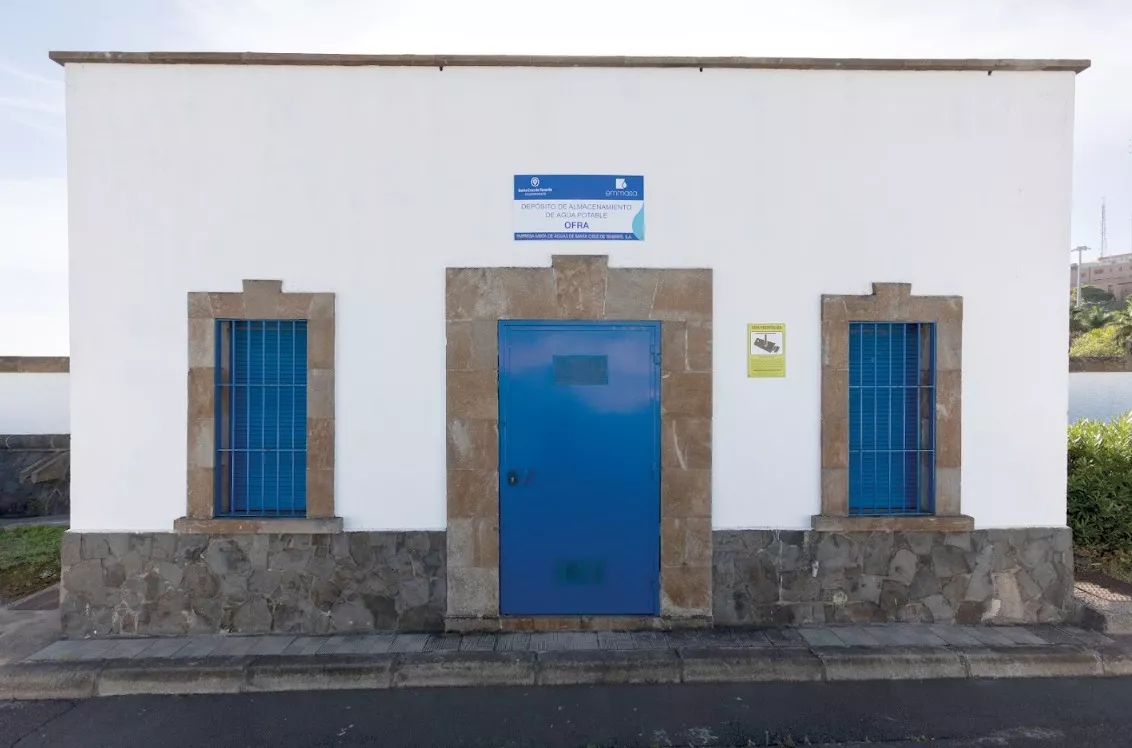 Depósito de agua en Santa Cruz de Tenerife. / CEDIDA