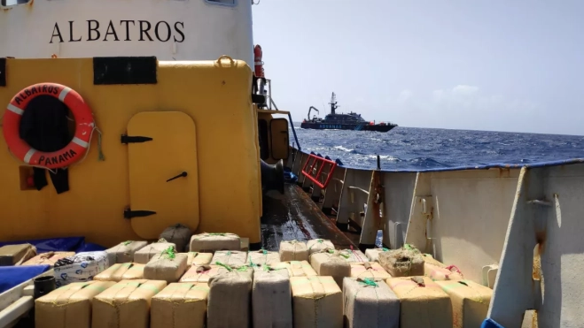 Imagen de una operación de la vigilancia aduanera en Canarias / CEDIDA Imagen de una operación de la vigilancia aduanera en Canarias / CEDIDA