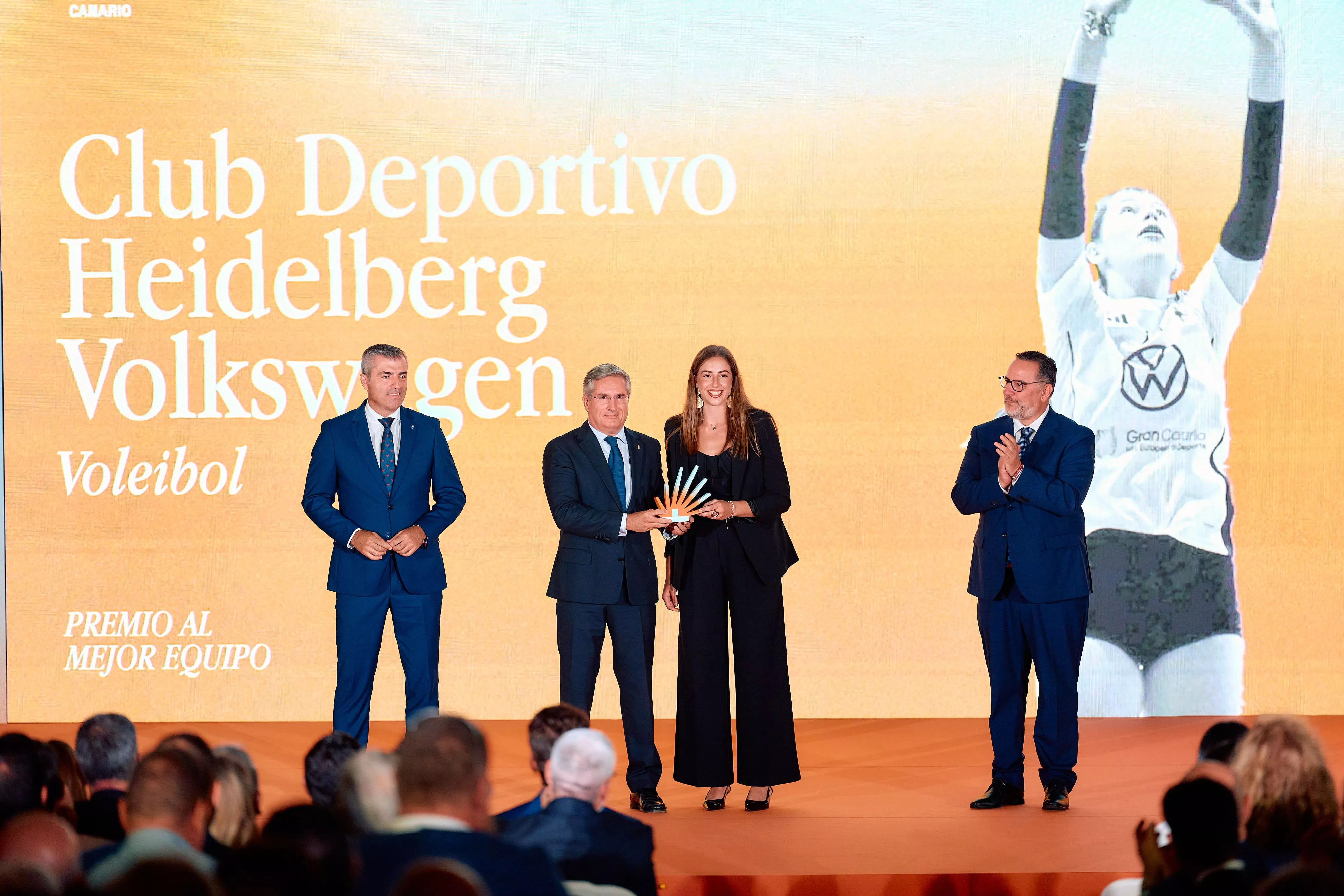 Imagen de la gala de los Premios al Deporte Canario 2025. AH