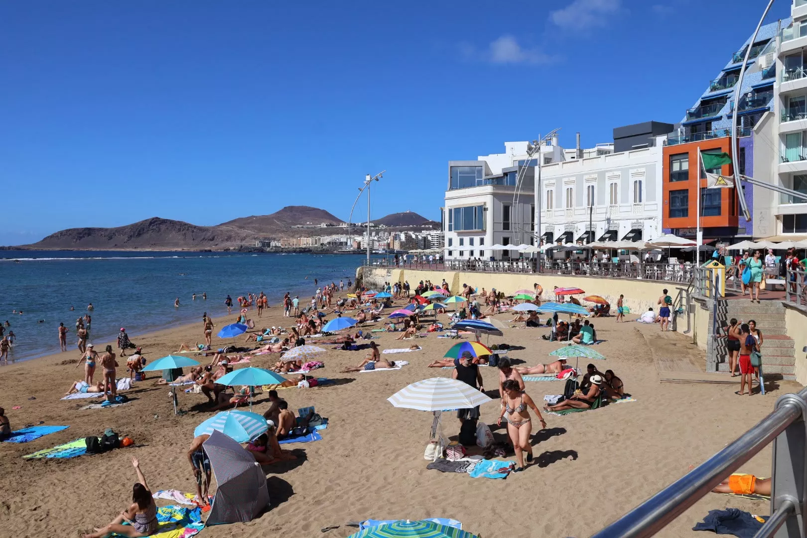Zona de Playa Chica en la playa de Las Canteras. AH