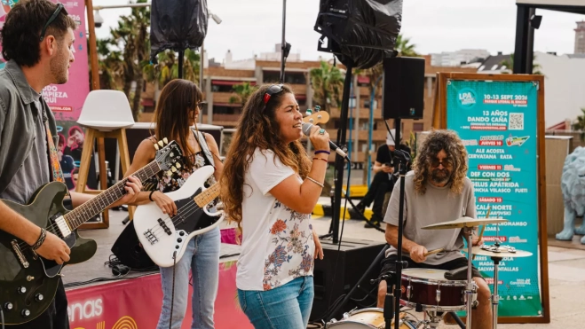 Actuación de Rebel Free Souls, una de las bandas que ha participado en el concurso / CEDIDA