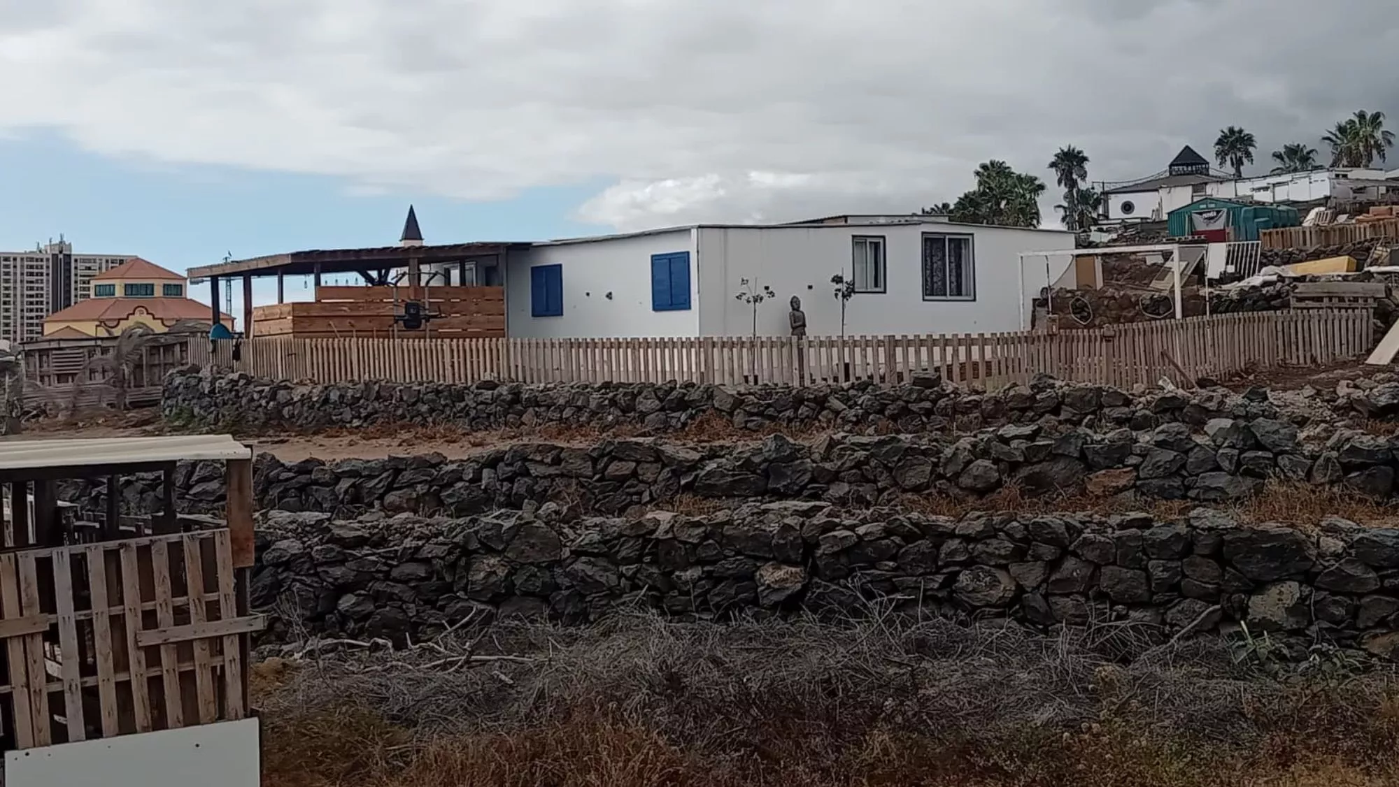Viviendas ilegales en El Puertito. / CEDIDA