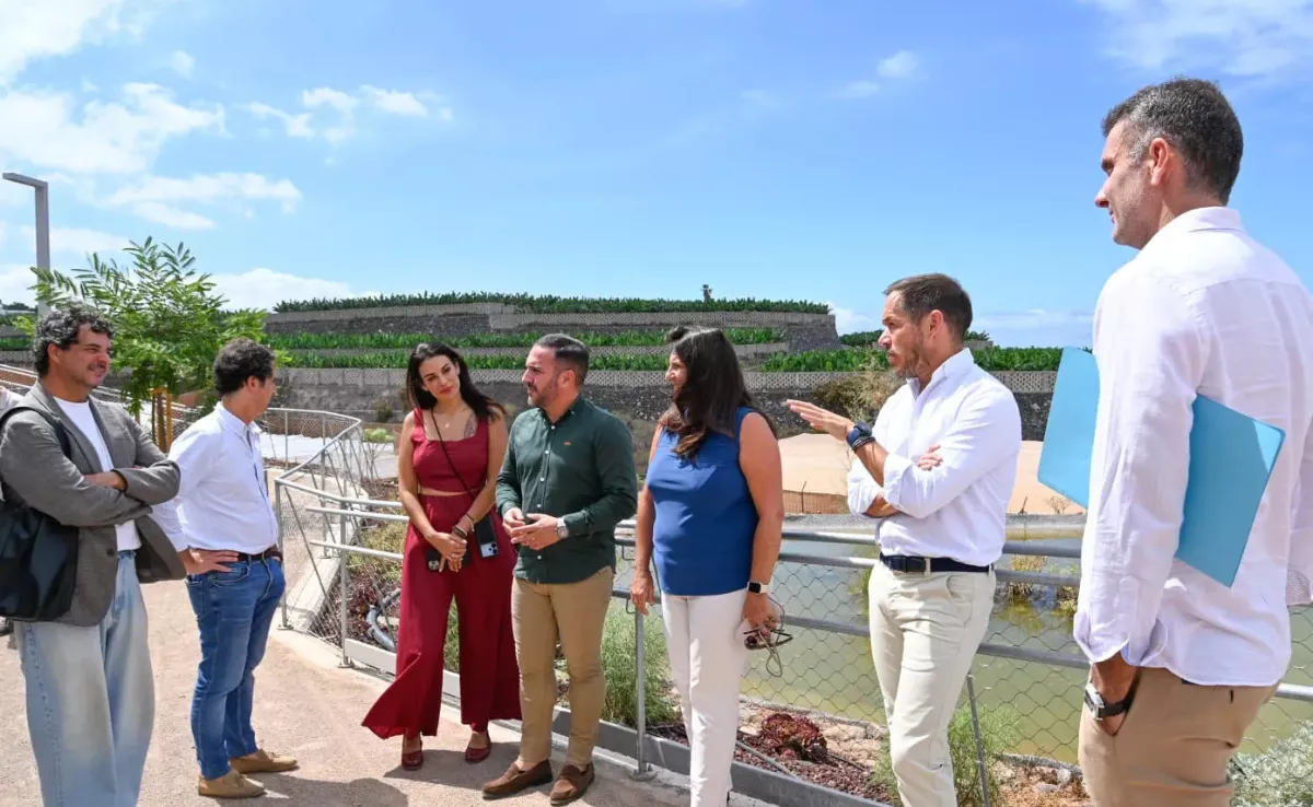 Visita al parque sostenible de Piedra Hincada, en el municipio de Guía de Isora, Tenerife. / AH