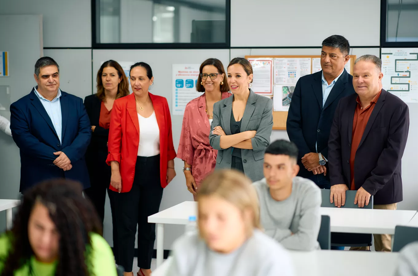 Visita PFAE Fundación Laboral de la Construcción de Las Palmas. CONSEJERÍA DE EMPLEO