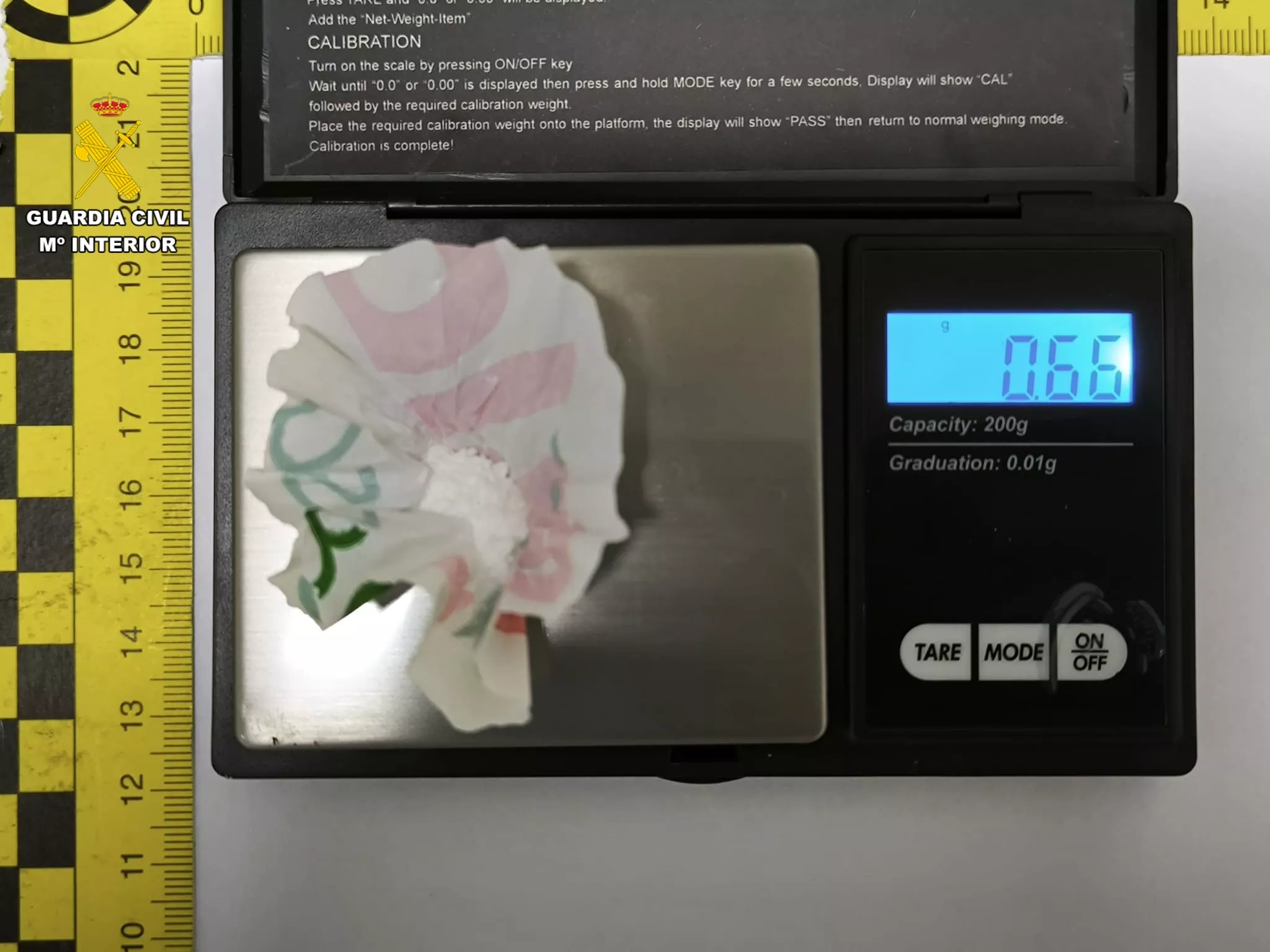 Droga incautada en Icod de los Vinos. / GUARDIA CIVIL 