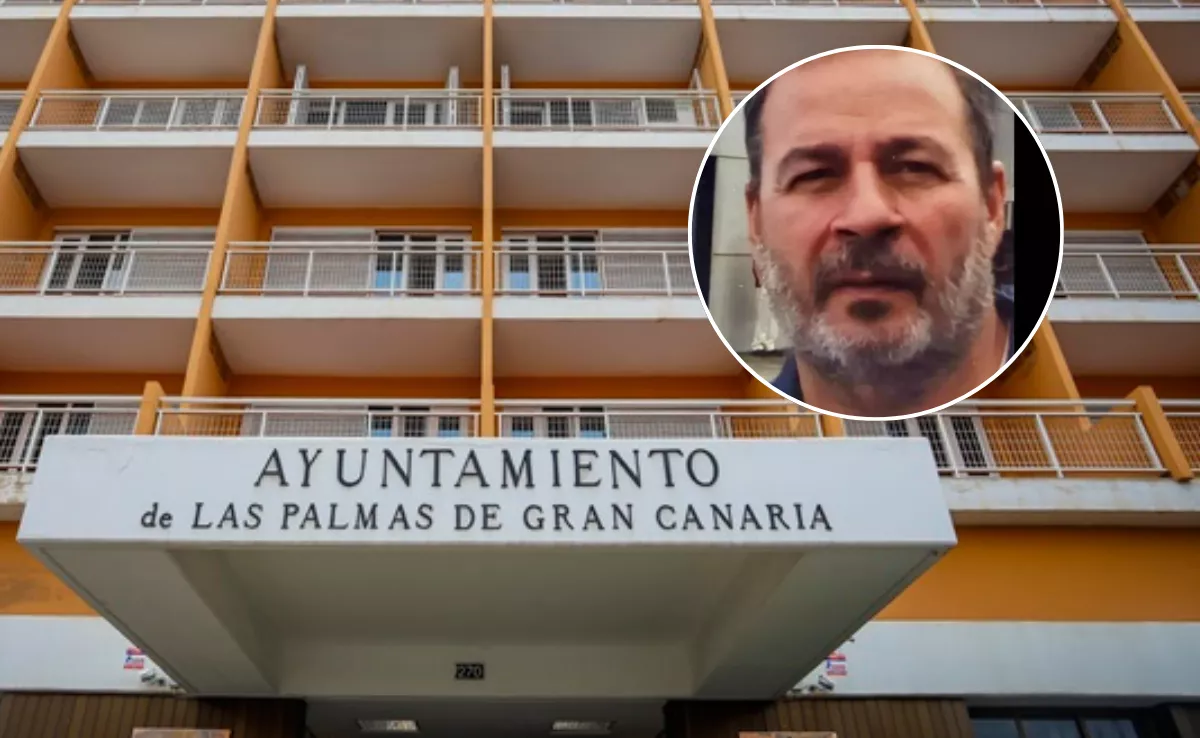Fallece Eudaldo Gómez de Salazar, sindicalista y expresidente del Comité de Empresa del Ayuntamiento de Las Palmas de Gran Canaria. / MONTAJE AH