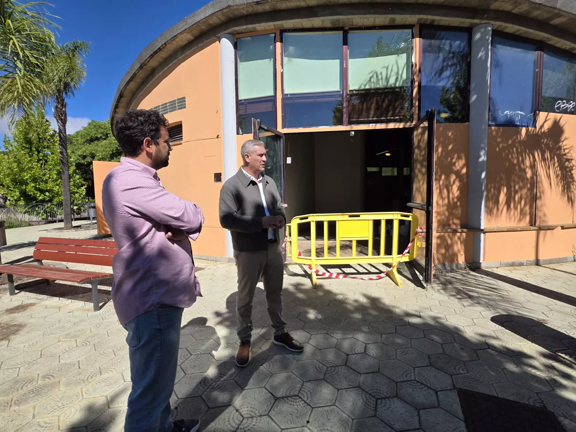 Cafetería del parque de La Vega, en La Laguna. / CEDIDA