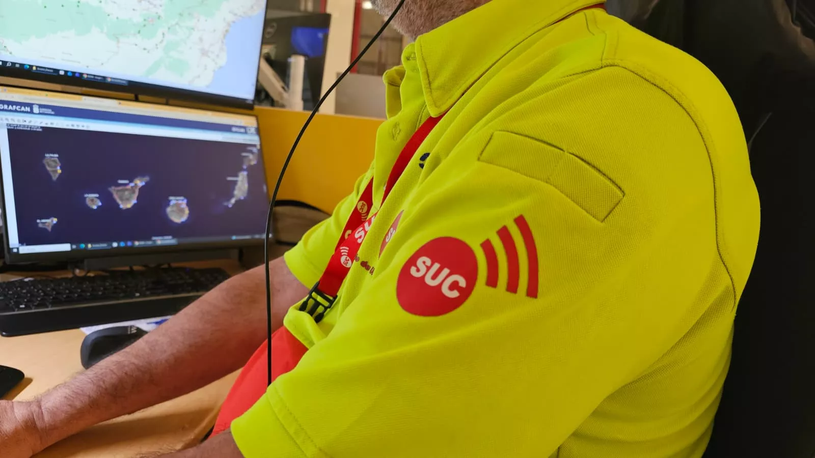 Trabajador del Servicio de Urgencias Canario. / 112 CANARIAS