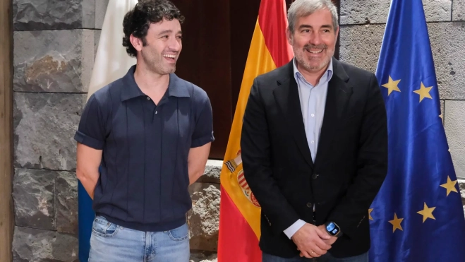 Rodrigo Sorogoyen y Fernando Clavijo./ Alberto Valdés (EFE) Rodrigo Sorogoyen y Fernando Clavijo./ Alberto Valdés (EFE)