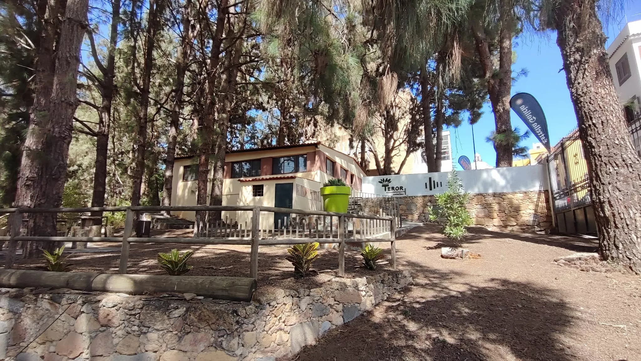 El parque de Sintes, cerrado desde 2002. AYUNTAMIENTO DE TEROR