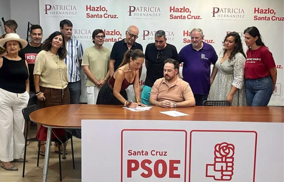 Patricia Hernández presenta su precandidatura del PSOE a la Alcaldía de Santa Cruz. AH