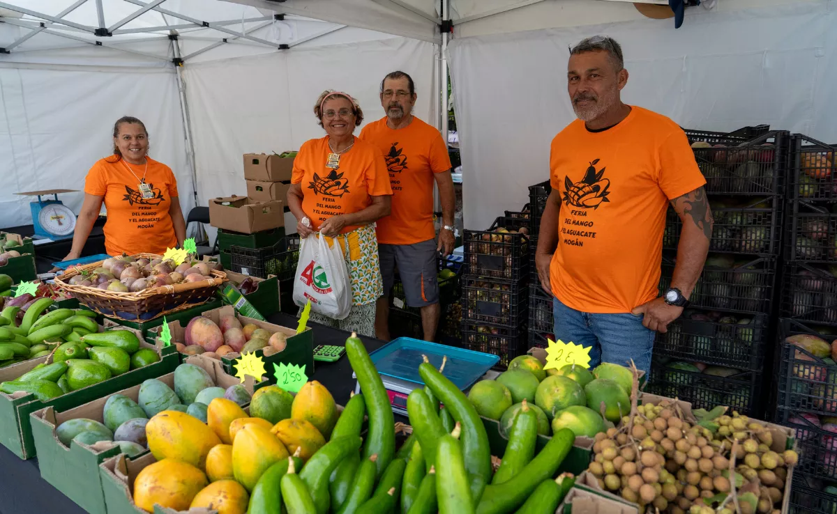 Imagen de archivo de uno de los puestos de una feria en Gran Canaria  / AYUNTAMIENTO DE MOGÁN