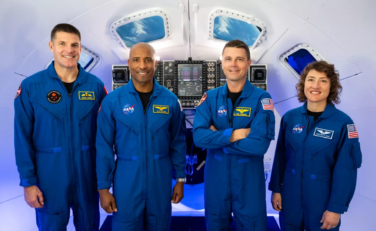 Tripulantes de la misión espacial Artemis II./ NASA