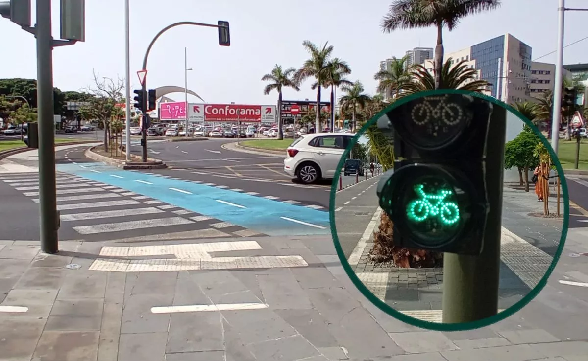 Carril bici de Santa Cruz entre Intercambiador y plaza de España |AH