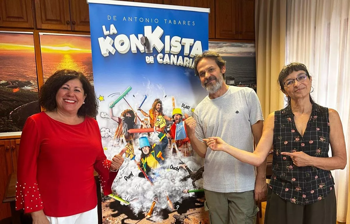 Delirium Teatro vuelve a ‘Konkistar’ Canarias 17 años después con humor, historia y mucha irreverencia. AH