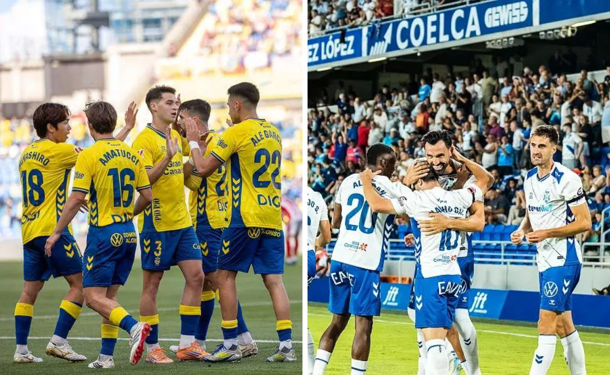 El conjunto amarillo dispone de uno de los mayores márgenes de Segunda, frente a un Tenerife recién ascendido / MONTAJE AH