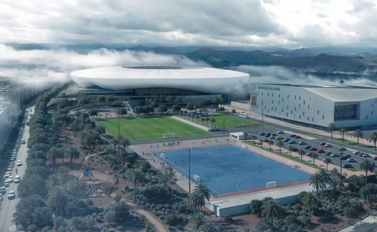 Imagen del futuro Estadio de Gran Canaria / INSTITUTO INSULAR DE DEPORTES DE GRAN CANARIA