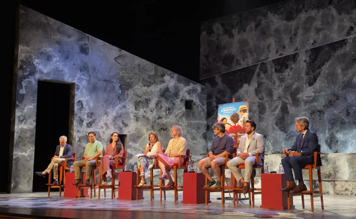 Rueda de prensa de presentación de la 34ª temporada de Zarzuela de Canarias. 