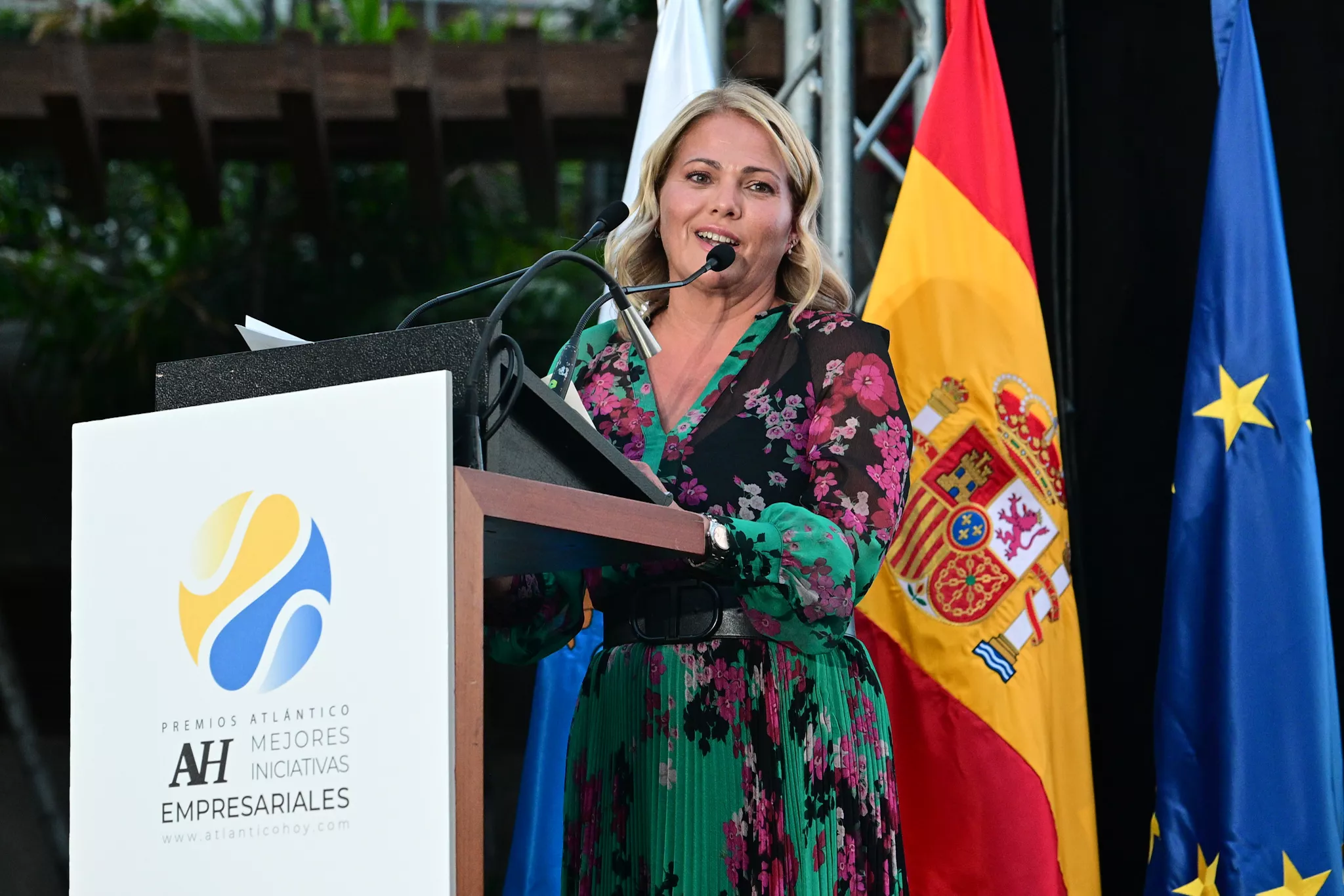 La presidenta de la fundación Fundación DinoSol, Davinia Domínguez. / TONY HERNÁNDEZ