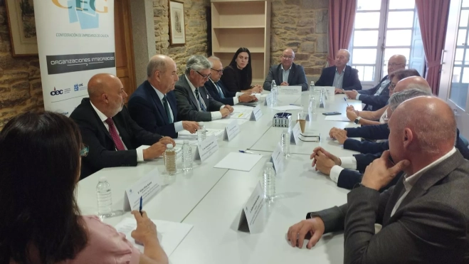 La Confederación de Empresarios de Galicia y la Confederación Canaria de Empresarios. / CEDIDA La Confederación de Empresarios de Galicia y la Confederación Canaria de Empresarios. / CEDIDA
