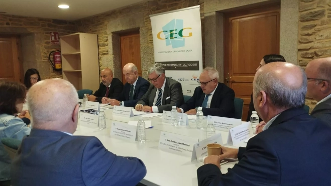 La Confederación de Empresarios de Galicia y la Confederación Canaria de Empresarios. / CEDIDA La Confederación de Empresarios de Galicia y la Confederación Canaria de Empresarios. / CEDIDA