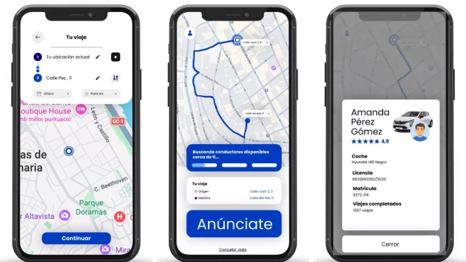 Así será la aplicación para pedir taxi en Las Palmas de Gran Canaria / HABLATAXI
