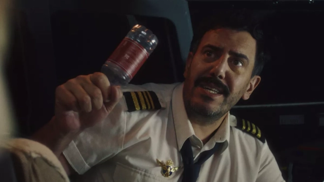 El actor argentino en un fotograma de la película de Chedey Reyes / JUGOPLASTIKA