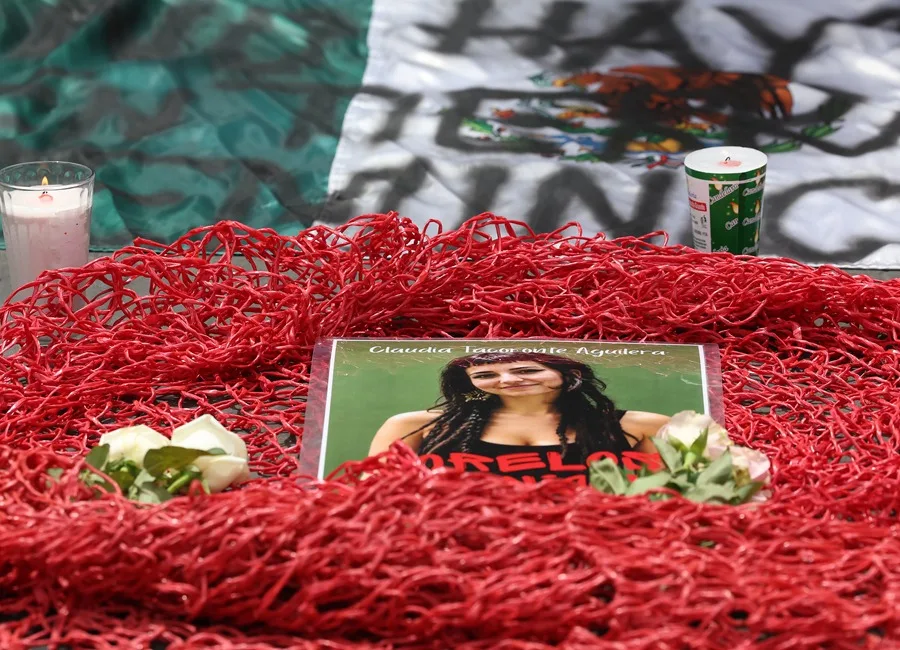 Homenaje a Claudia Tacoronte. / EFE 