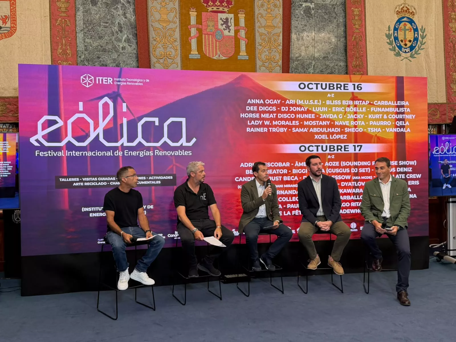 Presentación del Festival Internacional de Energías Renovables de Tenerife. / CABILDO DE TENERIFE