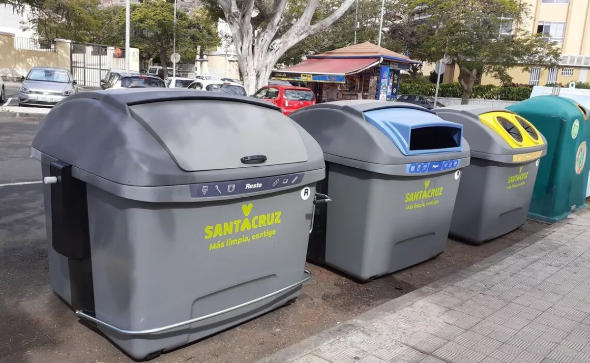 Contenedores de basura en Santa Cruz de Tenerife / AYUNTAMIENTO DE SANTA CRUZ