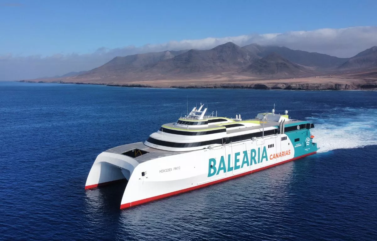 El buque Mercedes Pinto. BALEÀRIA CANARIAS