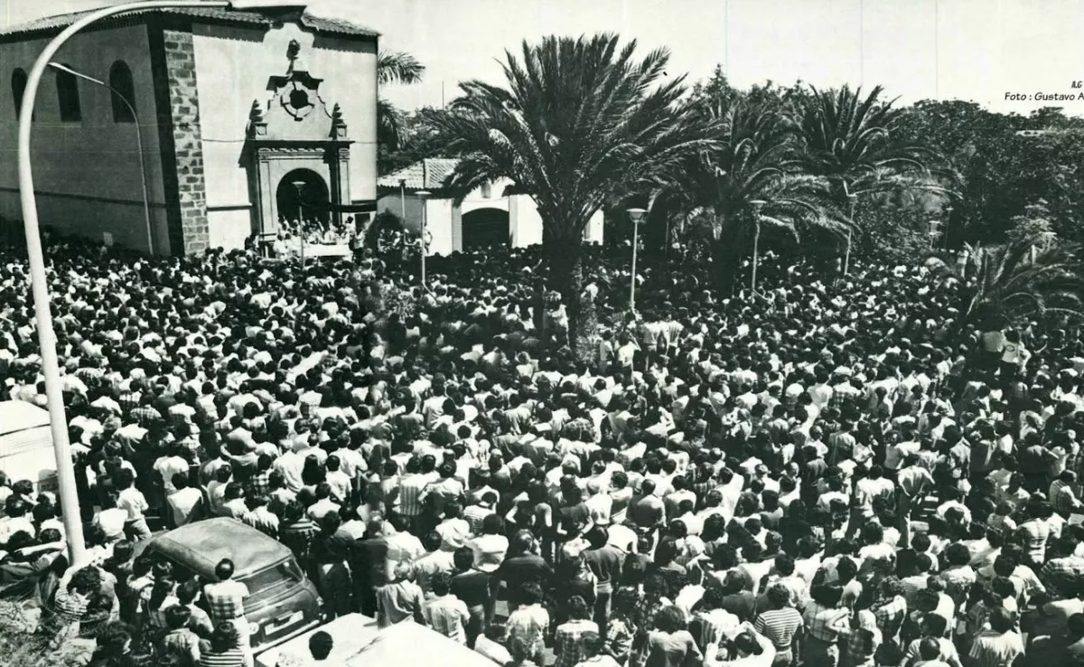 Imagen del entierro de Bartolomé García./ Fotos antiguas de Tenerife (RRSS) Imagen del entierro de Bartolomé García./ Fotos antiguas de Tenerife (RRSS)